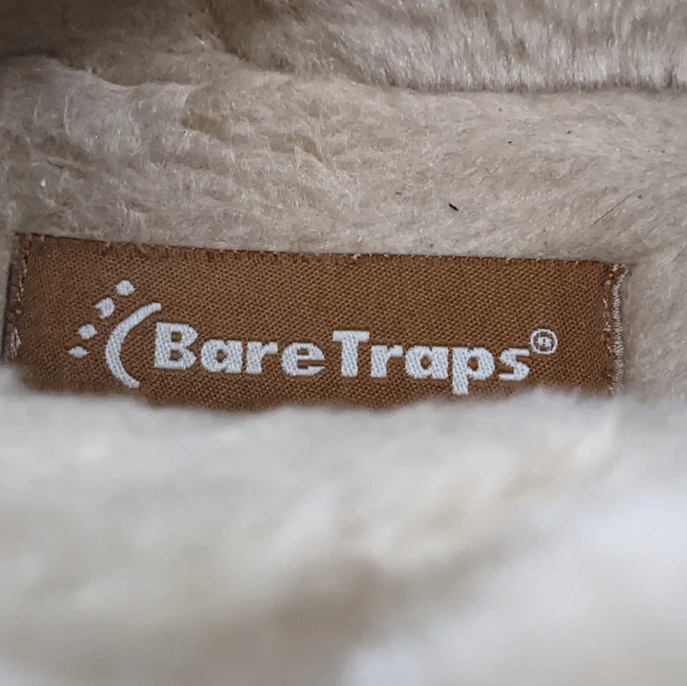Baretraps Whitney Beige Suede Fur Lined Boots Size 10